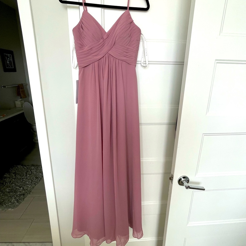 NWT AZAZIE Shannon Dress in Vintage Mauve